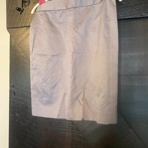 J. Crew Pencil Skirt Silver/Lilac (0) NWT